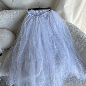 White Tulle Skirt